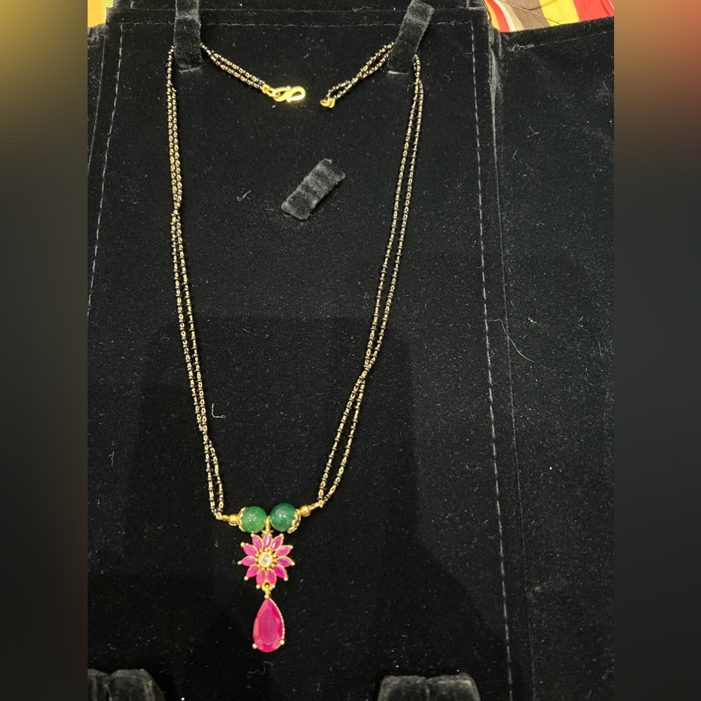 Black beads jewelry